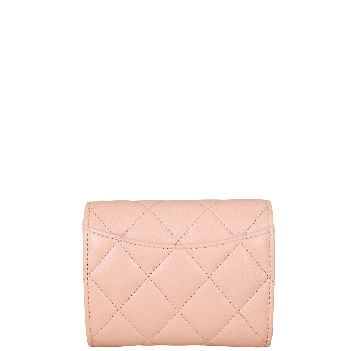 Chanel Classic Card Holder on Chain | Peach