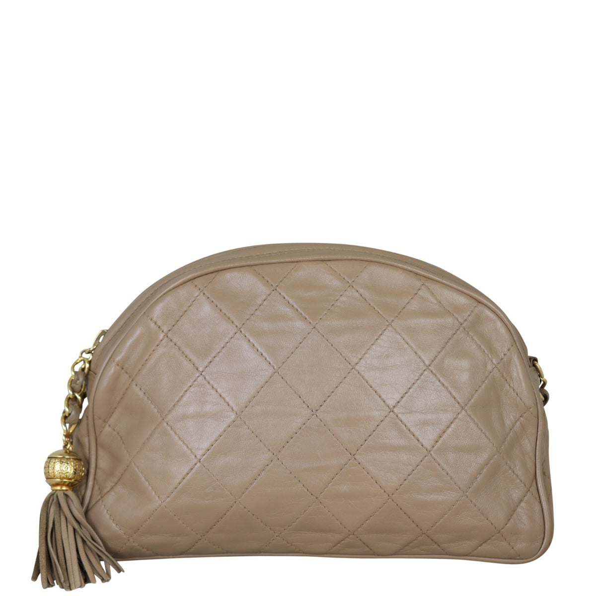 Chanel Camera Chain Bag | Dark Beige