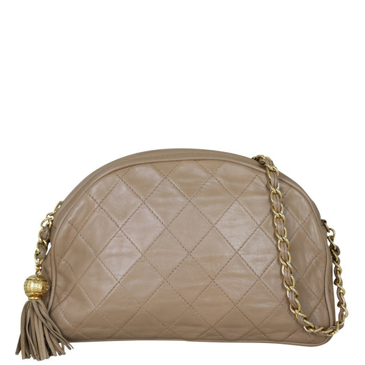 Chanel Camera Chain Bag | Dark Beige