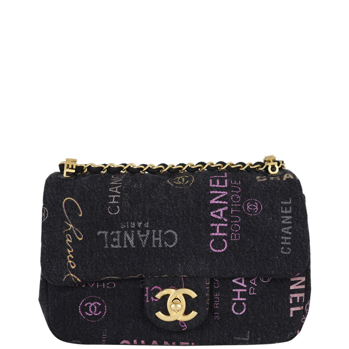 Chanel Denim Mood Flap Bag Small