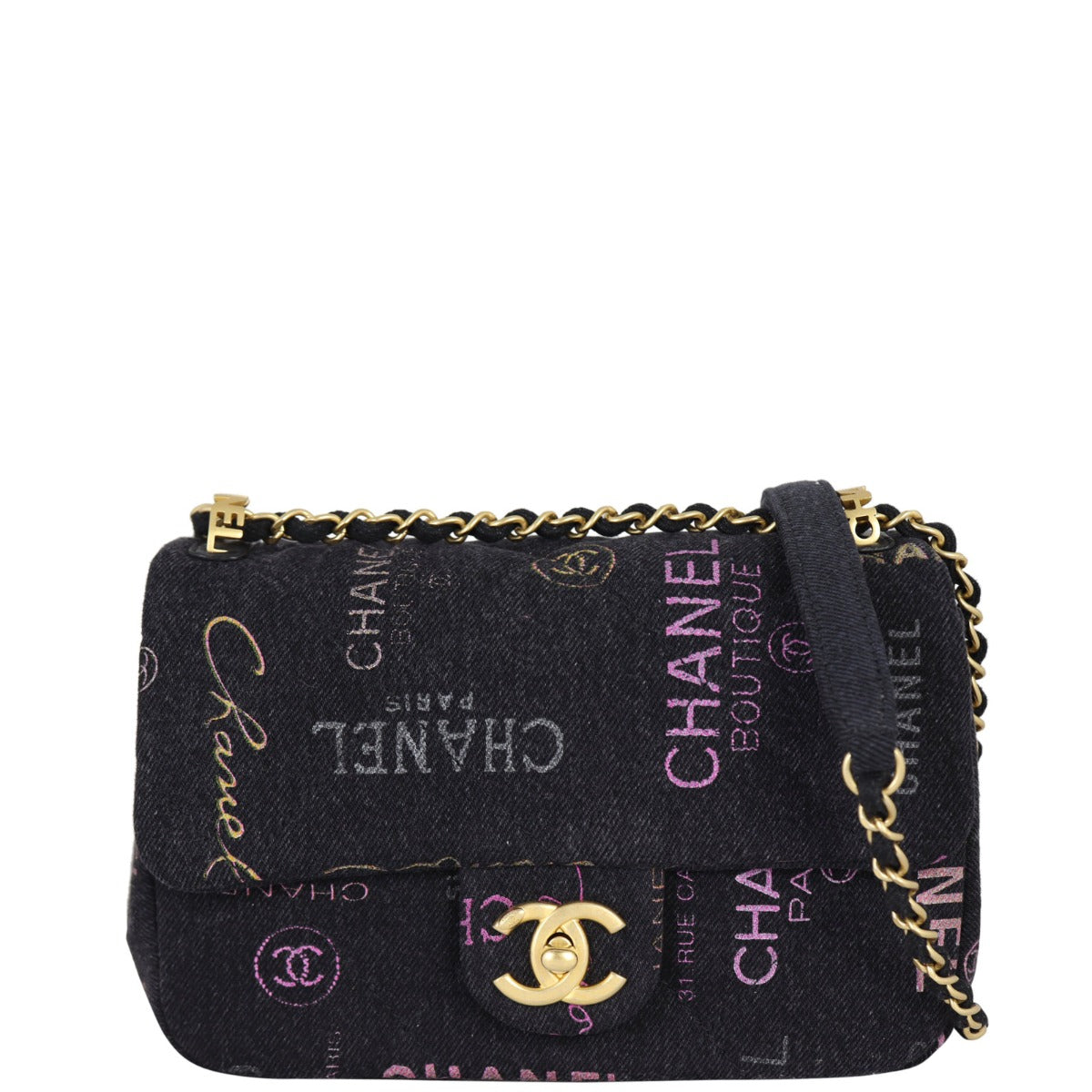Chanel Denim Mood Flap Bag Small