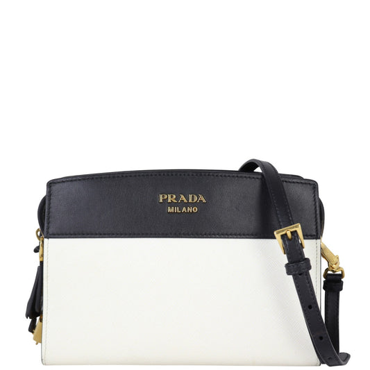 Prada Saffiano City Calf Esplanade Crossbody
