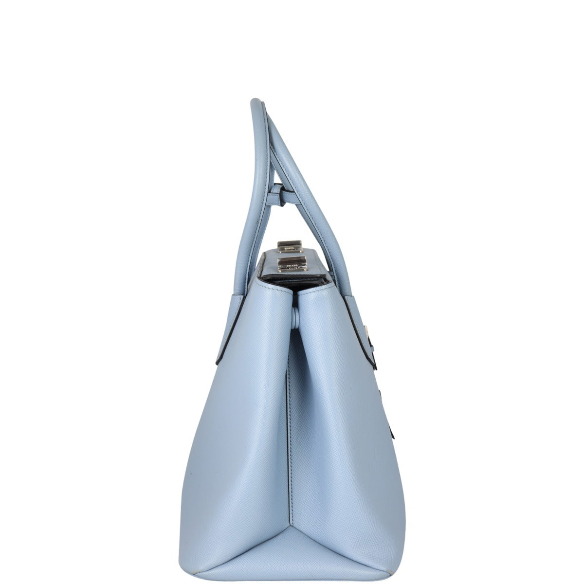 Prada Saffiano Cuir Twist Lock Tote