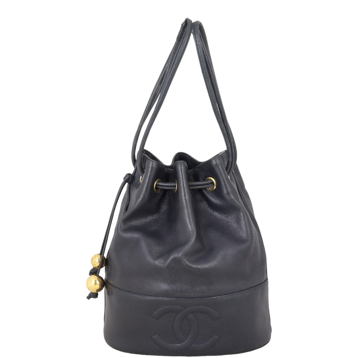 Chanel CC Drawstring Bucket Bag