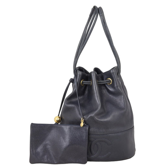 Chanel CC Drawstring Bucket Bag