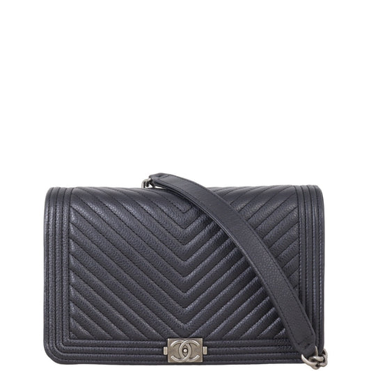 Chanel Boy Wallet on Chain Chevron
