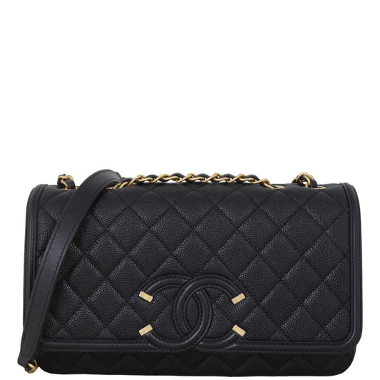 Chanel CC Filigree Medium Flap Bag