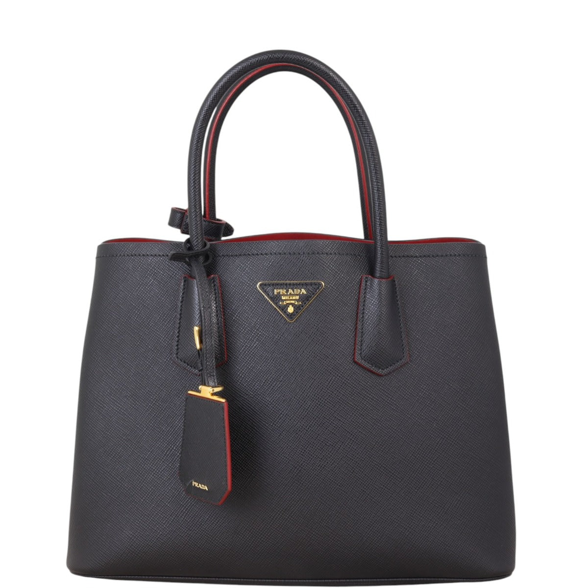 Prada Saffiano Cuir Double Bag Medium
