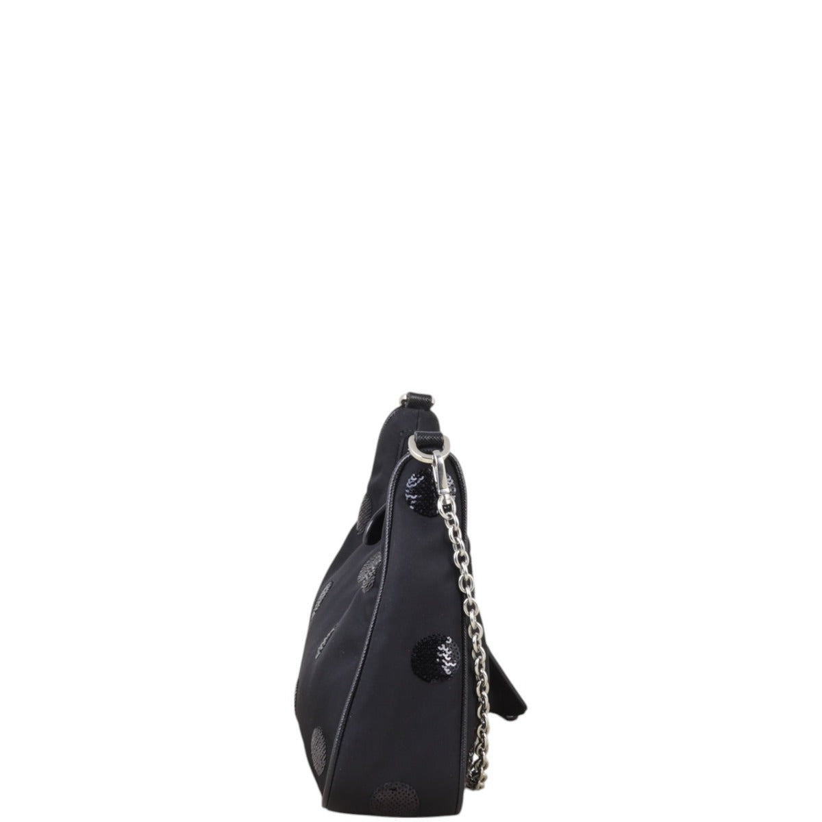 Prada Re-Edition 2005 Tessuto Shoulder Bag Sequin Polka Dots