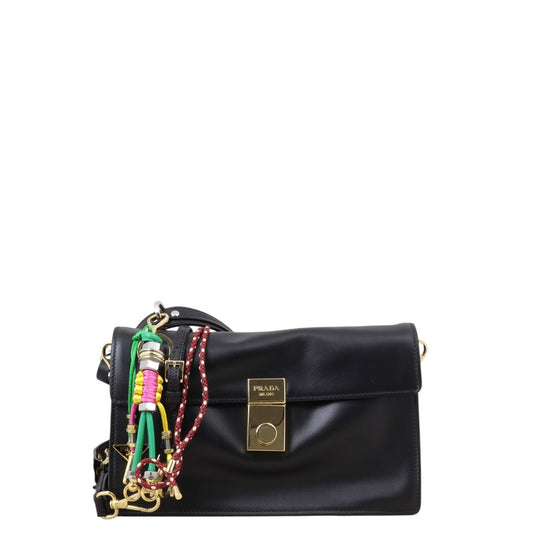 Prada Soft Sound Small Leather Shoulder Bag
