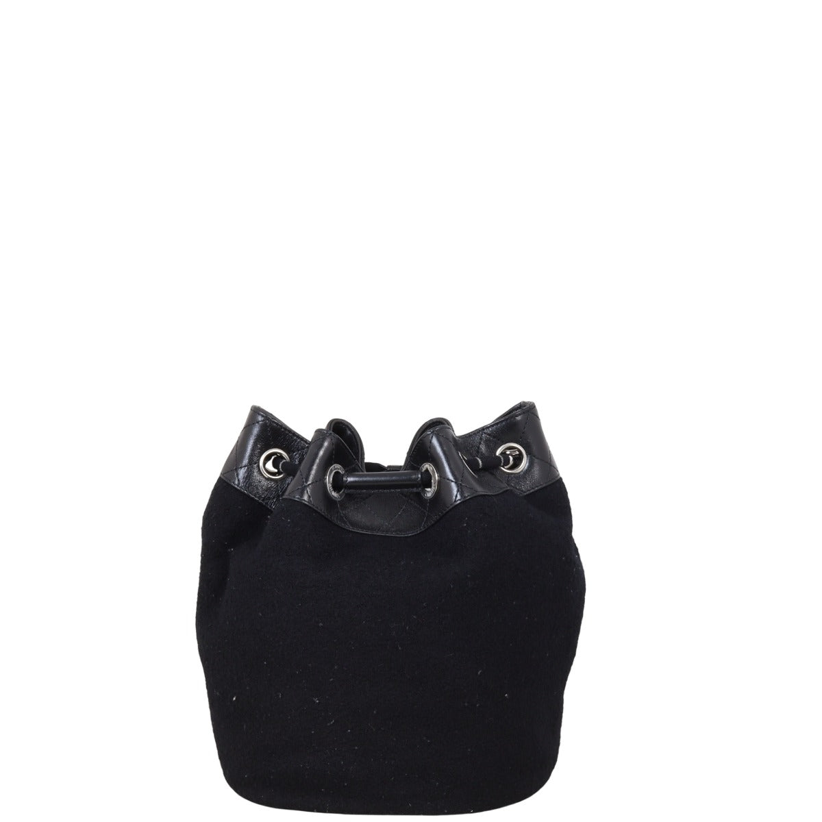 Chanel Paris-Hamburg Drawstring Wool Bucket Bag