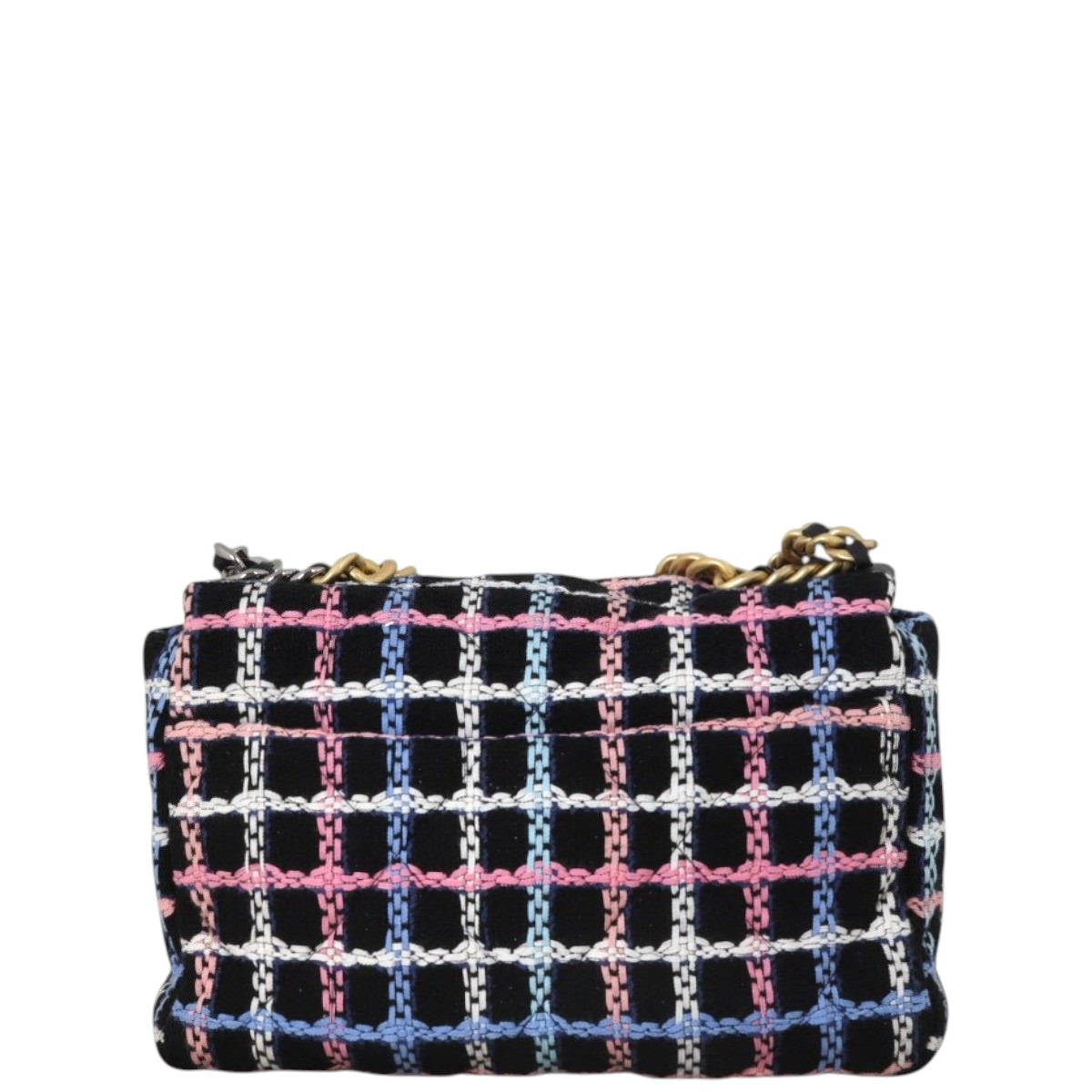 Chanel 19 Tweed Flap Bag Large