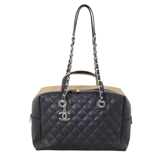 Chanel CC Bicolour Bowling Bag