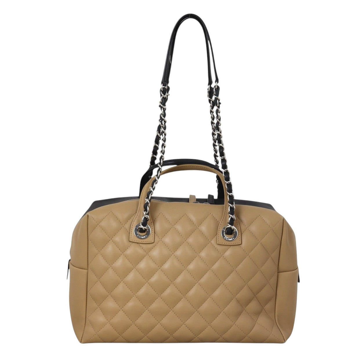 Chanel CC Bicolour Bowling Bag