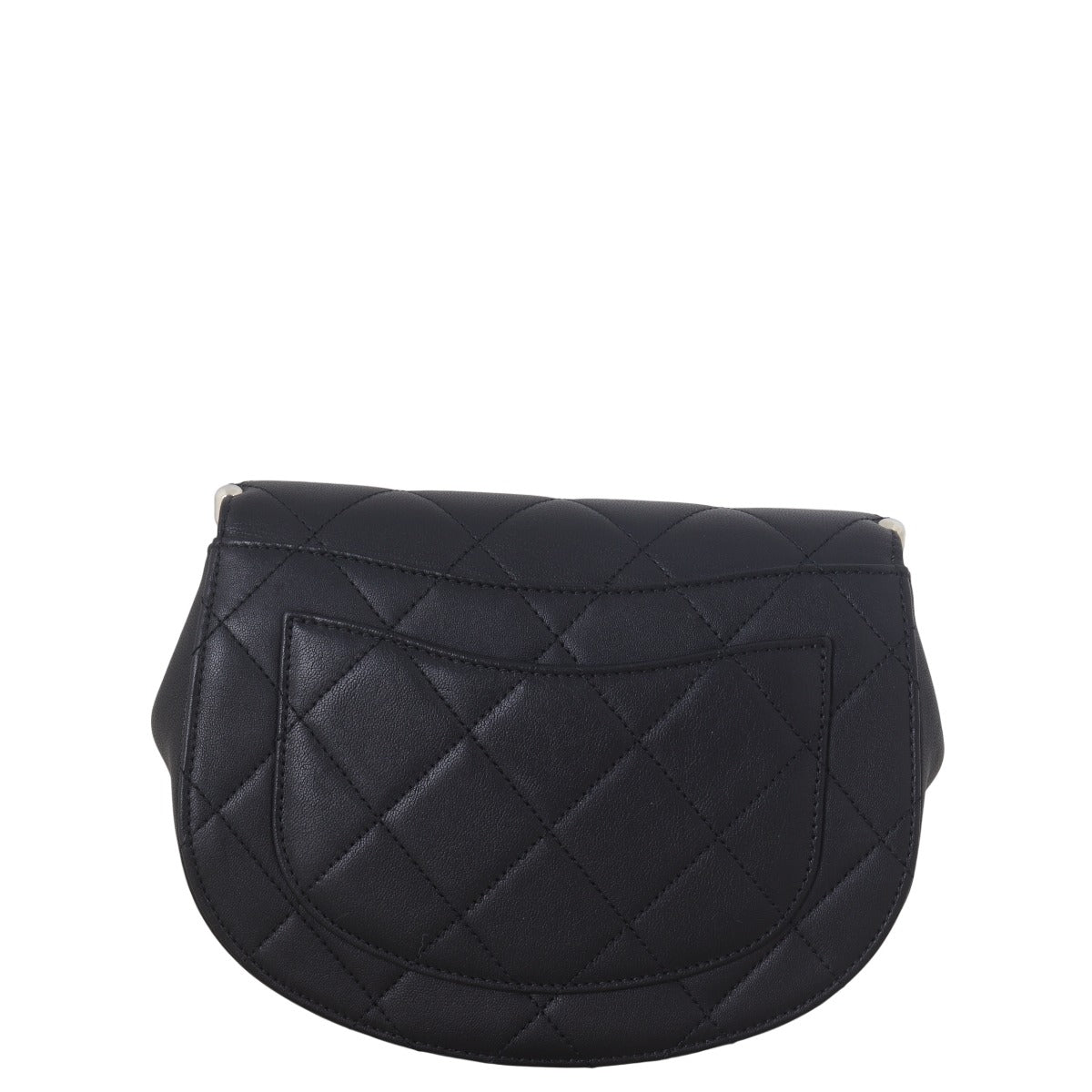 Chanel Saddle Flap Stud Around Bag
