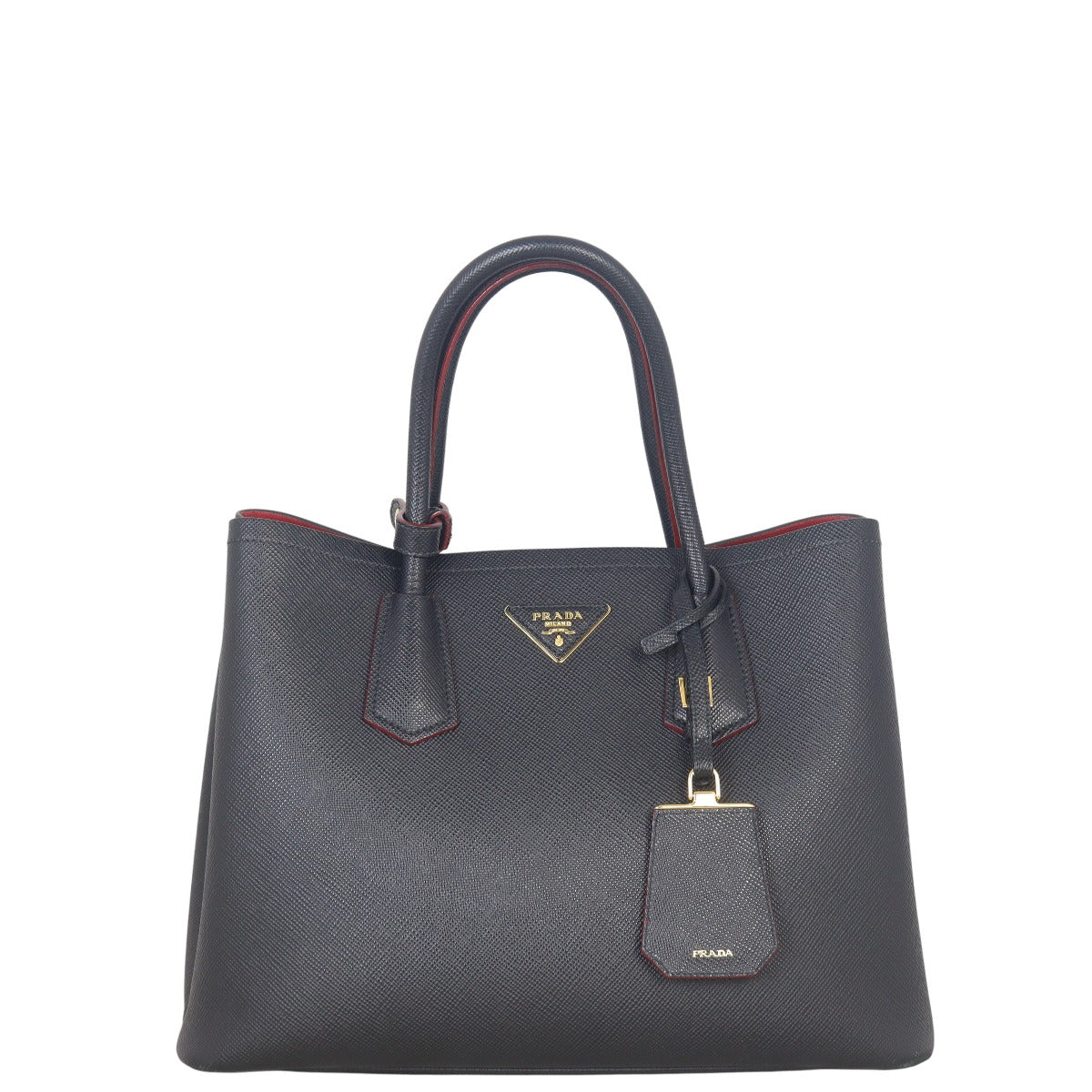 Prada Saffiano Cuir Double Bag Medium