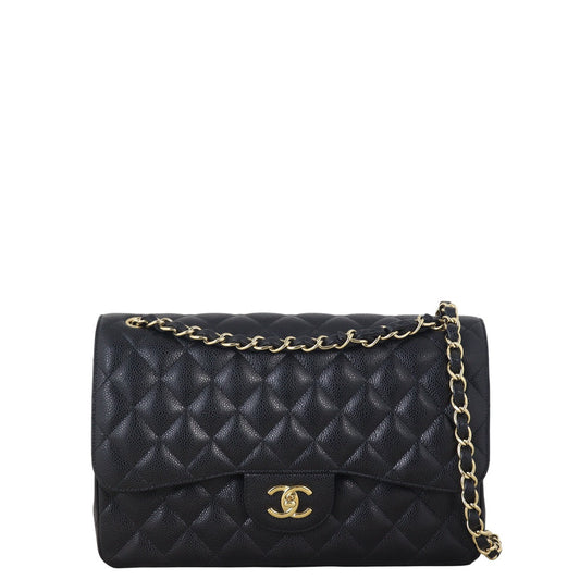 Chanel Classic Double Flap Jumbo Caviar