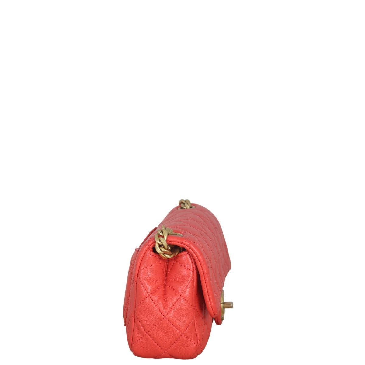 Chanel Pearl Samba Mini Rectangular Flap Bag Lambskin