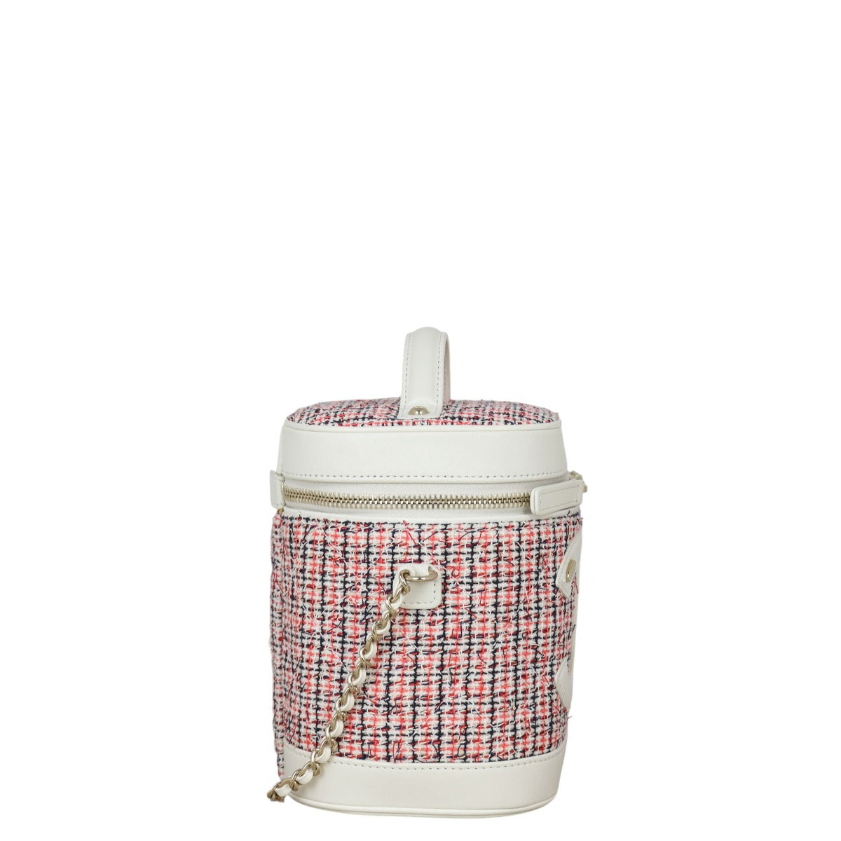 Chanel CC Tweed Vanity Case