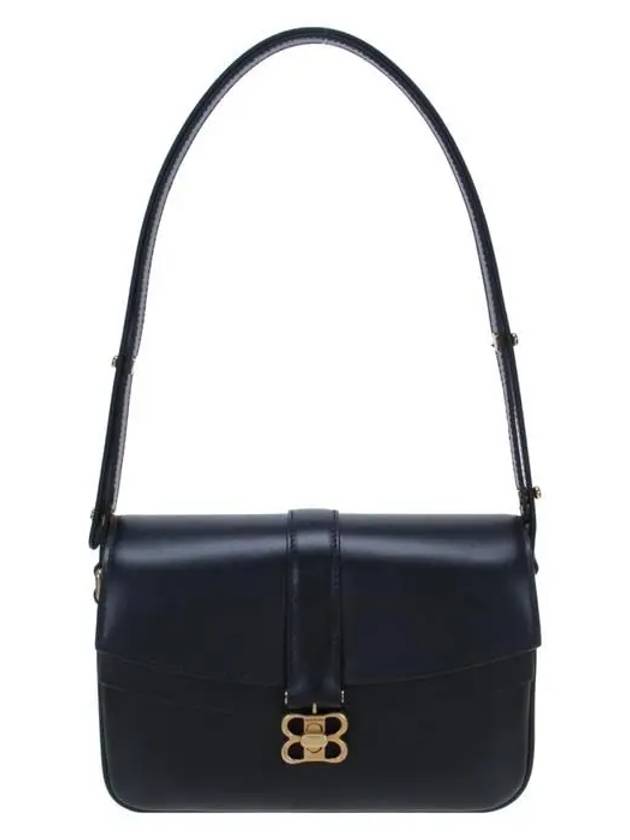Luxury Balenciaga Trending 2026 WoMen's BB Buckle Flap Shoulder Bag Black