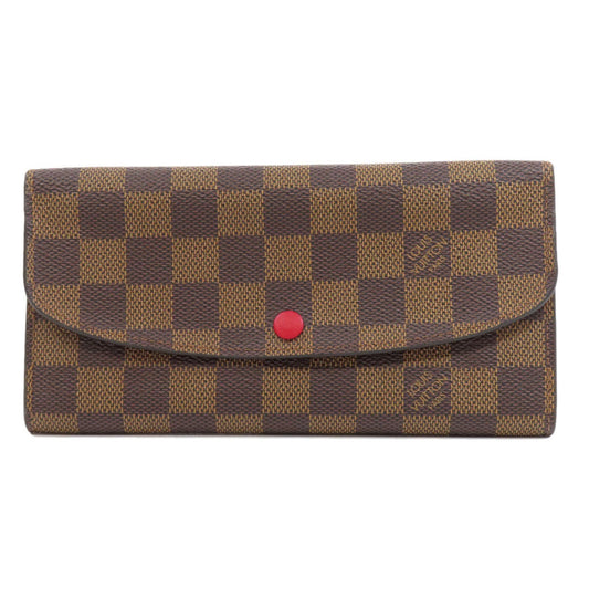 Louis Vuitton Monogram Rouge Monogram Canvas Long Wallet (Bi-Fold)