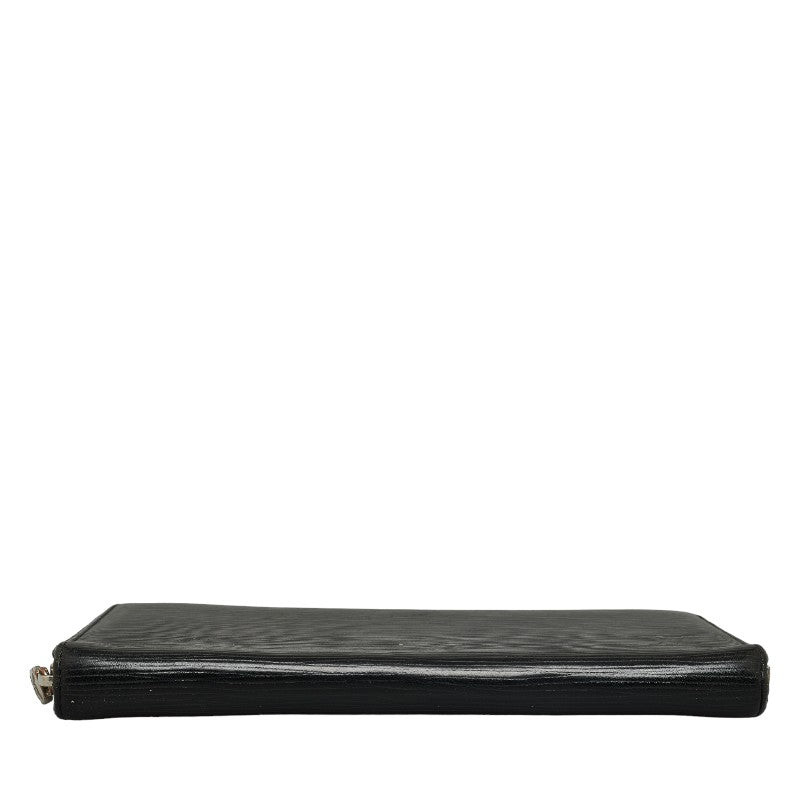 Louis Vuitton Epic Zippie Organizer Round Long Wallet M63852 Black Leather Ladies Louis Vuitton