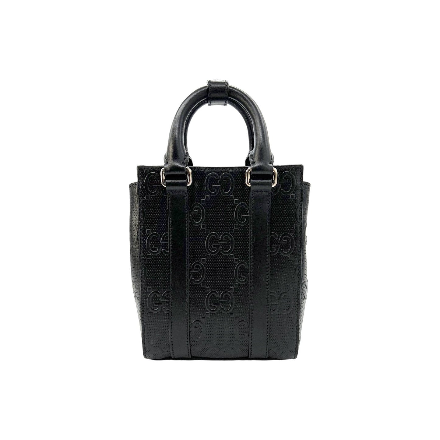 Gucci Monogram Leather Mini Tote