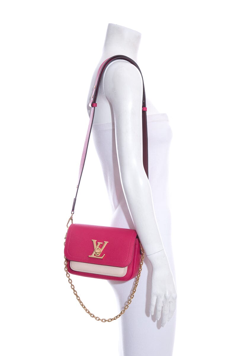 Louis Vuitton "Lock me Tender" Hot Pink Cross-Body Crossbody