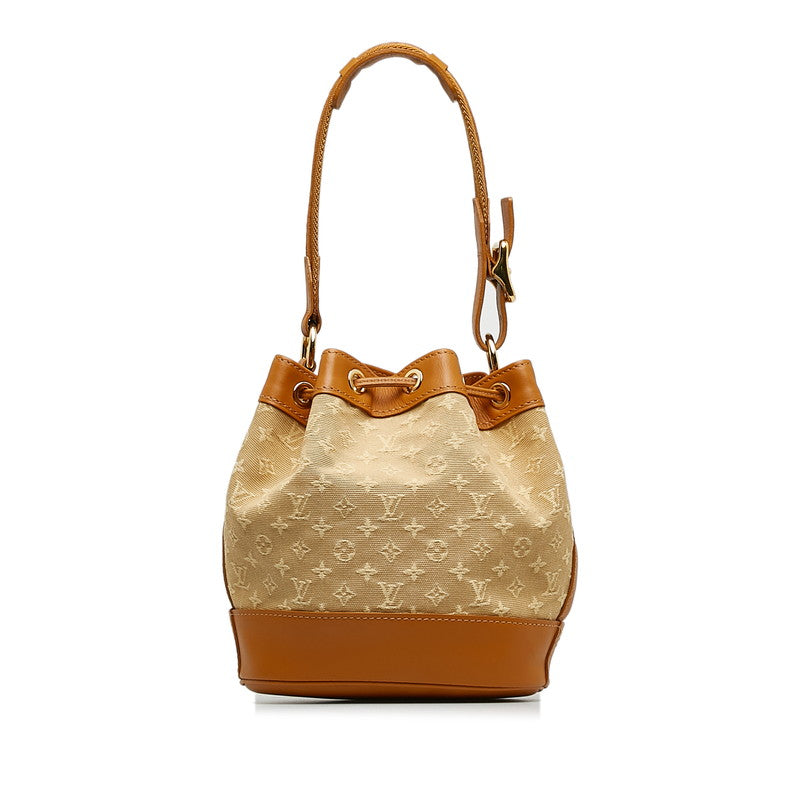 Louis Vuitton Monogram Mini Noelie Shoulder Bag M92689 Beige Brown Canvas Leather Louis Vuitton