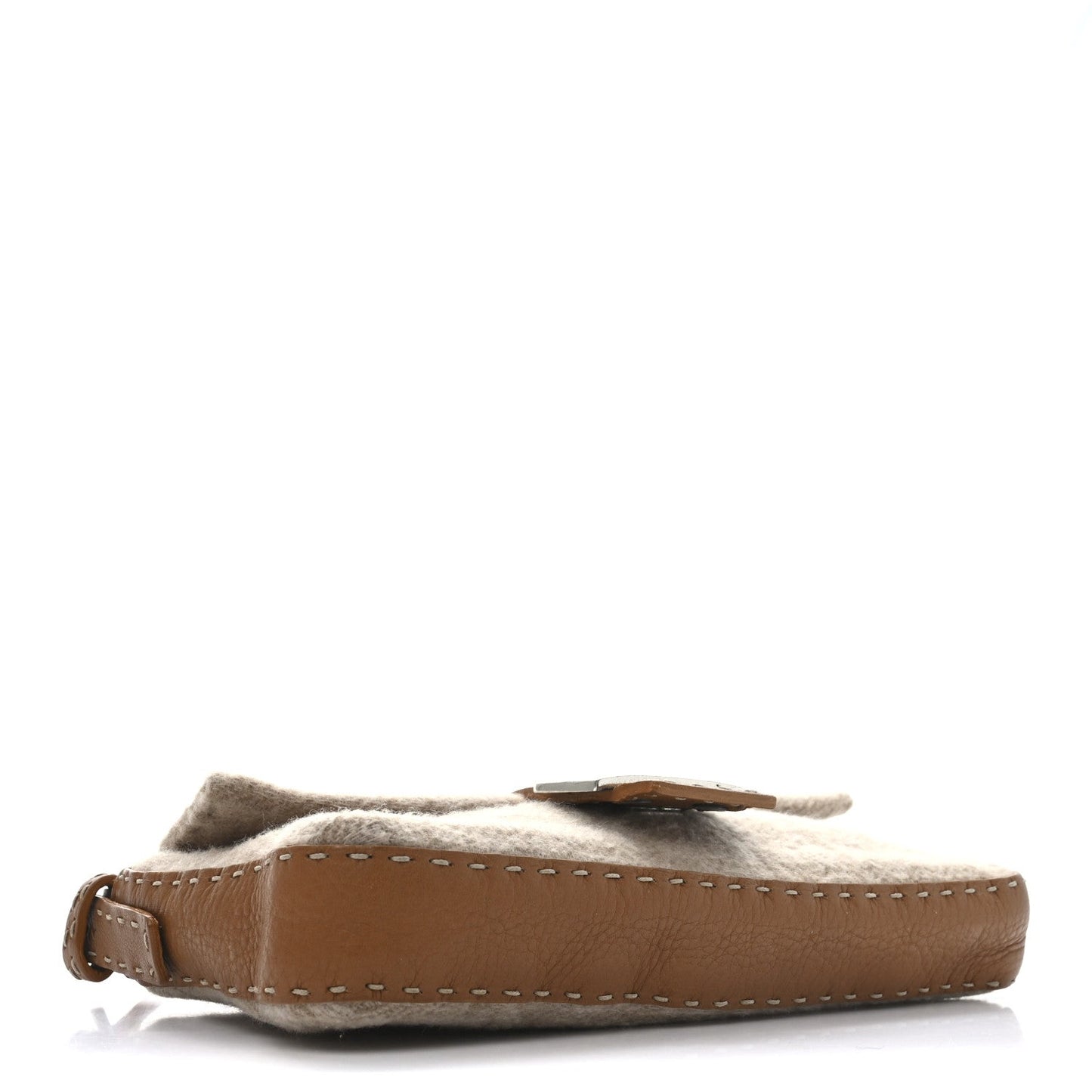 Fendi Cashmere Cuoio Romano Selleria Baguette Honey