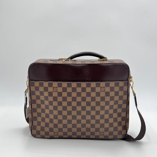 Louis Vuitton Damier Ebene Porte Ordinateur Sabana - Brown Briefcases, Bags AG201O