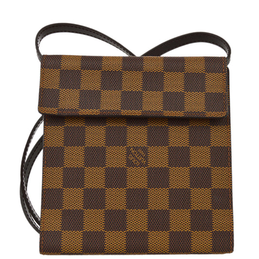 Louis Vuitton 1999 Damier 20th Anniversary CD Case Small Good Crossbody
