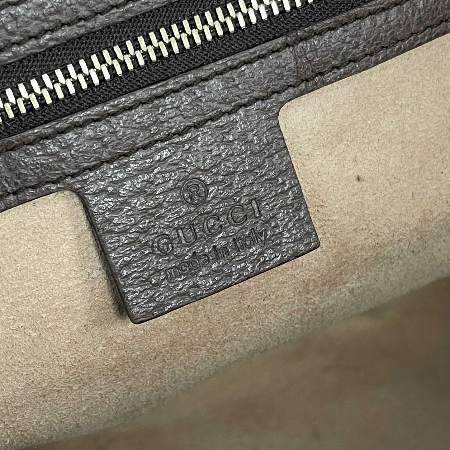 Gucci Leather Canvas Tote