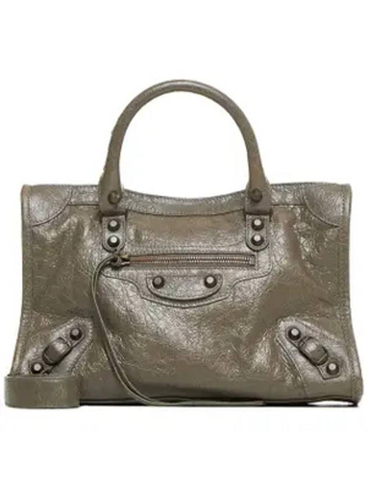 Luxury Balenciaga Trending 2026 Le City Small Tote Bag Army Green