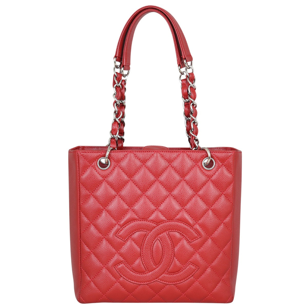 Chanel Petite Shopping Tote | Red