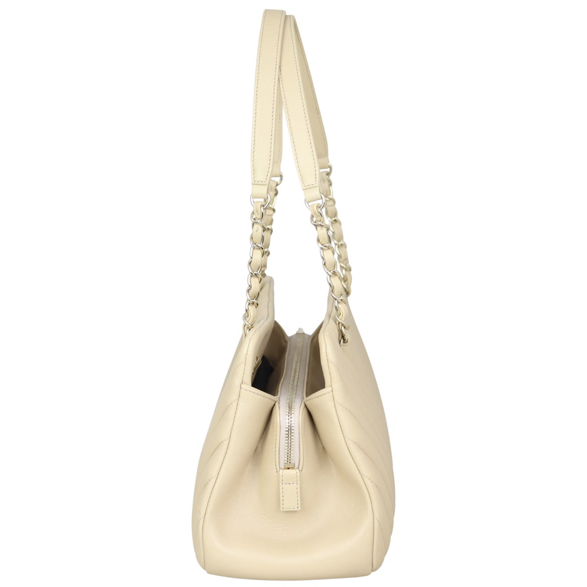 Chanel CC Chevron Shopping Tote