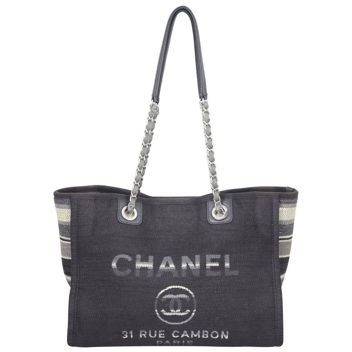 Chanel Deauville Small Tote | Black