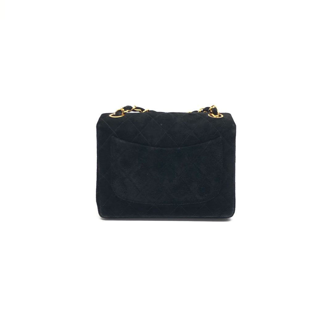 Chanel Matelasse Suede Shoulder Bag