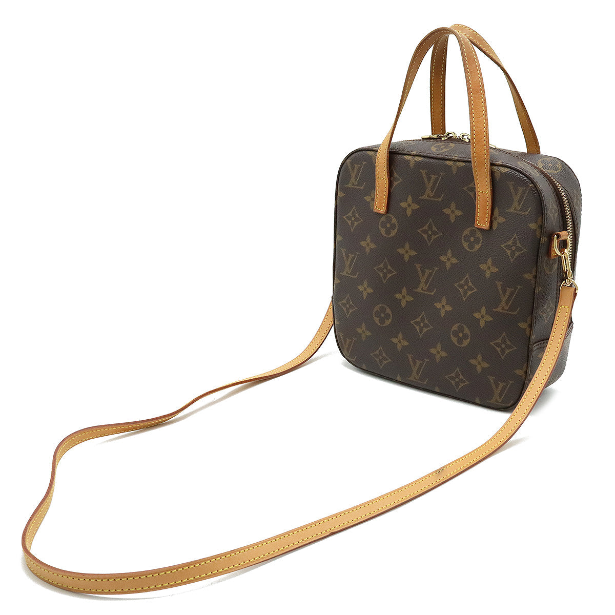 Louis Vuitton Monogram Spontaneous Handbag 2WAY M47500 with Shoulder Strap