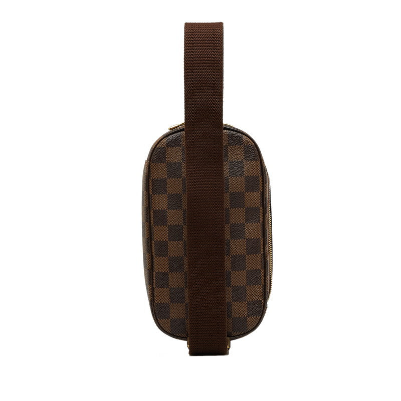 Louis Vuitton Damiere Gansu Special Order Body Bag N51870 Brown PVC Leather Louis Vuitton