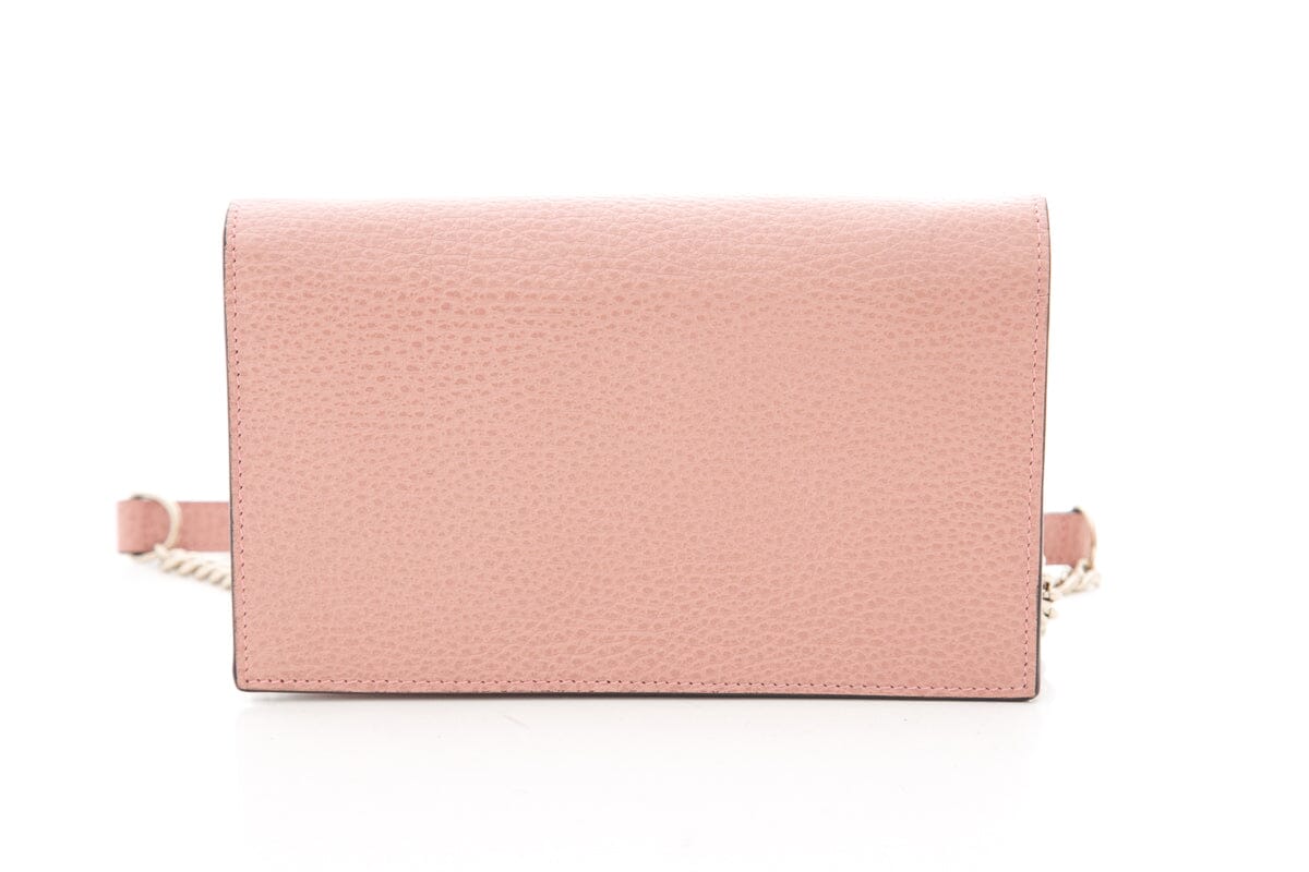 Gucci Interlocking G Pink Leather Handbag