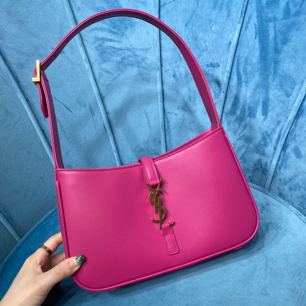 Yves Saint Laurent Hobo Bag In Smooth Pink