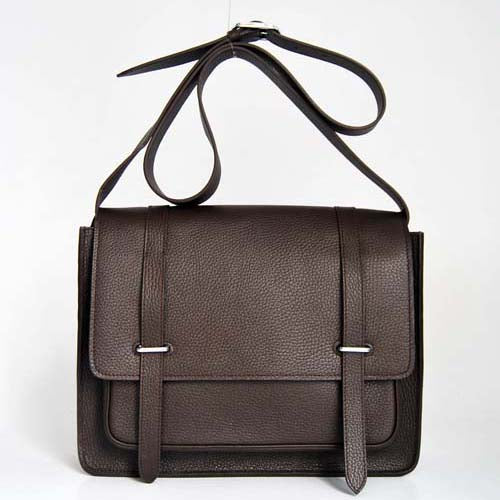 Luxury Hermes Steve 92111 Ladies Shoulder Bag Black