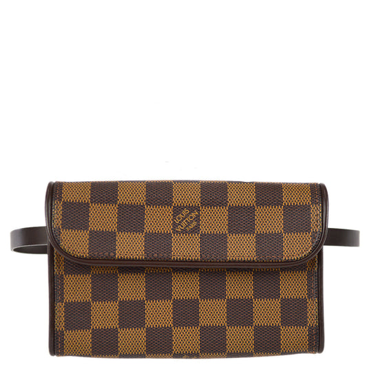 Louis Vuitton 2000s Damier Pochette Florentine #XS Crossbody