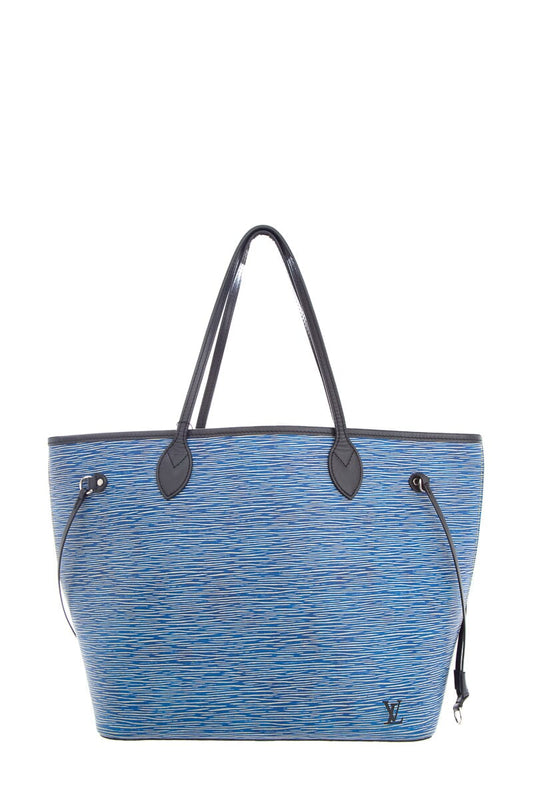 Louis Vuitton 2016 Blue Epi Neverfull HandBag