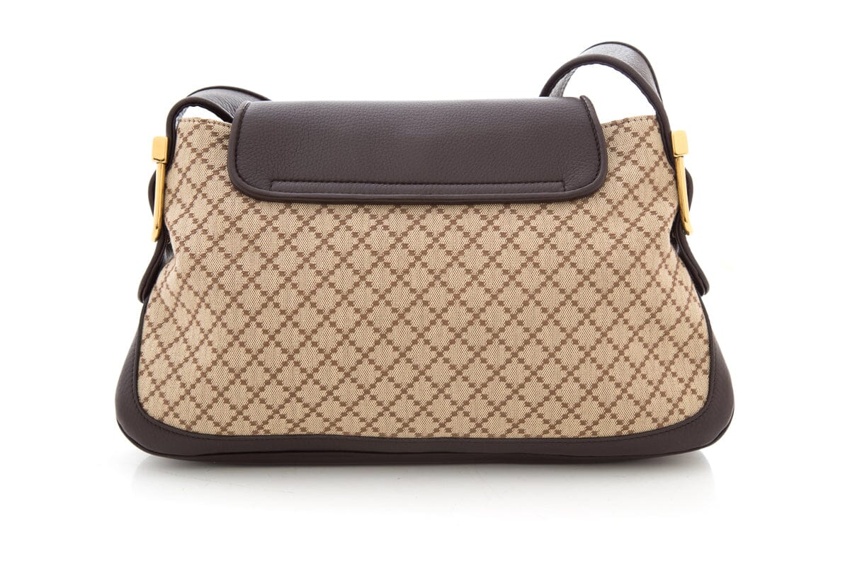 Gucci Brown Canvas Handbag