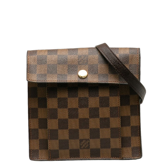 Louis Vuitton Louis Vuitton DamiÃ¨re N45272 Shoulder Bag PVC/Leather Brown