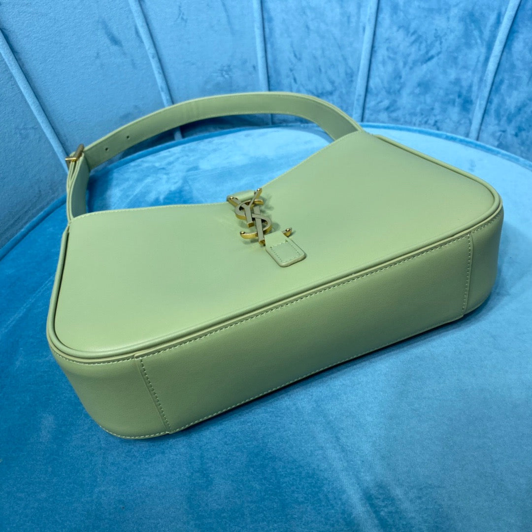 Yves Saint Laurent Hobo Bag In Smooth Light Green