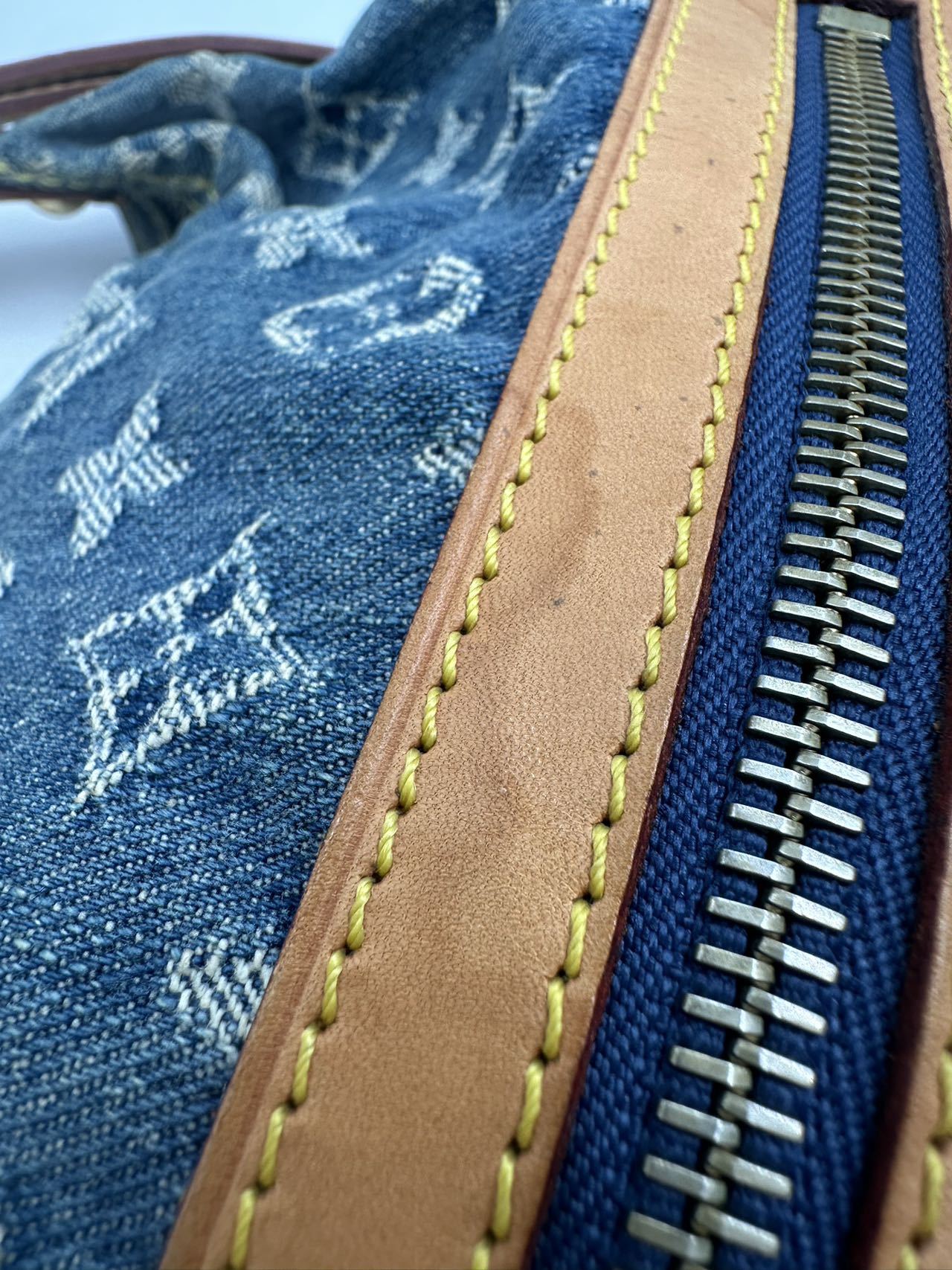 LOUIS VUITTONMonogram Denim Baggy GM Long Strap Bag