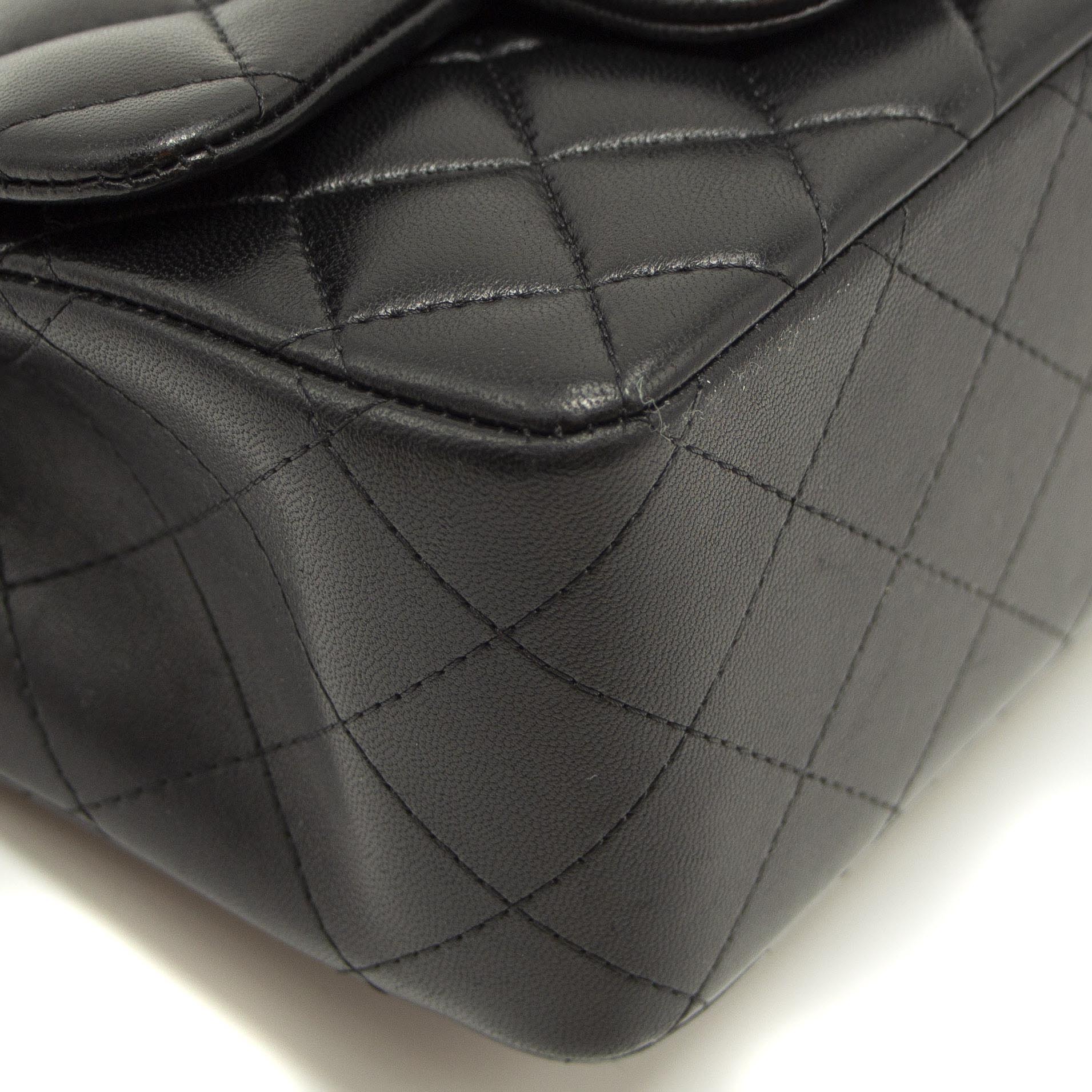Chanel Quilted Lambskin Square Mini Black